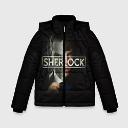 Куртка зимняя для мальчика Sherlock, цвет: 3D-светло-серый