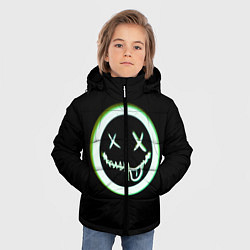Куртка зимняя для мальчика SMLМОД, цвет: 3D-черный — фото 2