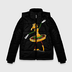 Куртка зимняя для мальчика Cuphead, цвет: 3D-черный