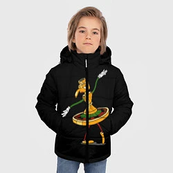 Куртка зимняя для мальчика Cuphead, цвет: 3D-черный — фото 2