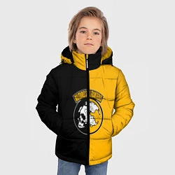 Куртка зимняя для мальчика Sans Frontieres, цвет: 3D-черный — фото 2