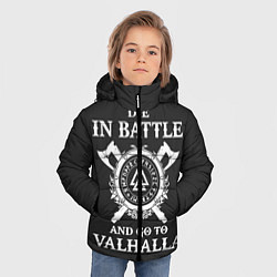 Куртка зимняя для мальчика Vikings, цвет: 3D-черный — фото 2