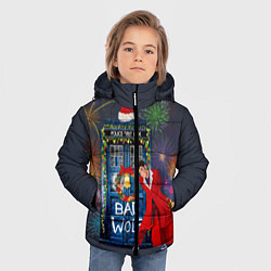 Куртка зимняя для мальчика Doctor Who, цвет: 3D-красный — фото 2