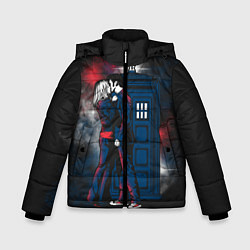 Куртка зимняя для мальчика Doctor Who, цвет: 3D-светло-серый