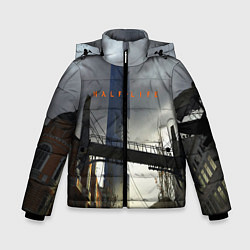 Куртка зимняя для мальчика HALF LIFE, цвет: 3D-светло-серый
