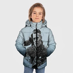 Куртка зимняя для мальчика Vikings, цвет: 3D-черный — фото 2