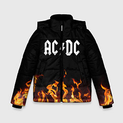 Куртка зимняя для мальчика AC DC, цвет: 3D-красный