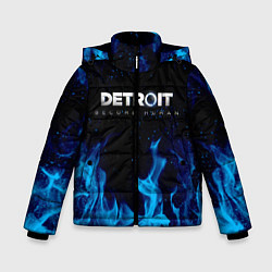 Куртка зимняя для мальчика DETROIT BECOME HUMAN, цвет: 3D-черный
