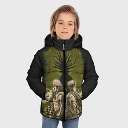 Куртка зимняя для мальчика Принцесса Мононоке, цвет: 3D-красный — фото 2