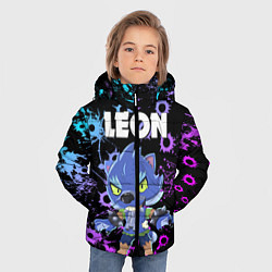 Куртка зимняя для мальчика BRAWL STARS ОБОРОТЕНЬ LEON, цвет: 3D-красный — фото 2