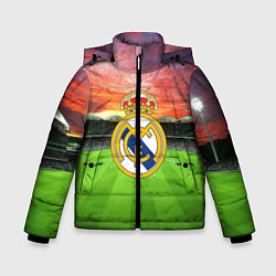 Куртка зимняя для мальчика FC Real Madrid, цвет: 3D-черный