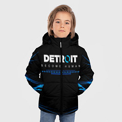 Куртка зимняя для мальчика DETROIT: BECOME HUMAN, цвет: 3D-черный — фото 2
