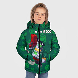 Куртка зимняя для мальчика ATM RICO, цвет: 3D-черный — фото 2