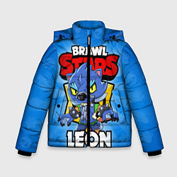 Куртка зимняя для мальчика BRAWL STARS WEREWOLF LEON, цвет: 3D-черный