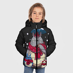 Куртка зимняя для мальчика My Neighbor Totoro, цвет: 3D-черный — фото 2