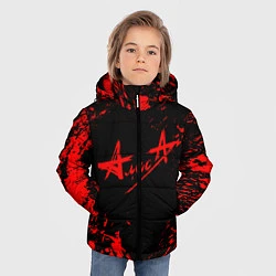 Куртка зимняя для мальчика АлисА, цвет: 3D-светло-серый — фото 2