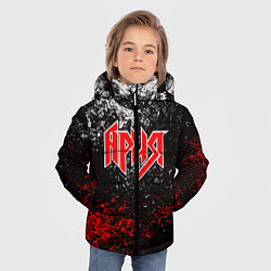 Куртка зимняя для мальчика АРИЯ, цвет: 3D-светло-серый — фото 2