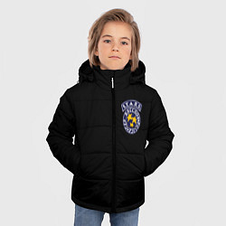 Куртка зимняя для мальчика STARS НА СПИНЕ, цвет: 3D-черный — фото 2