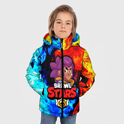 Куртка зимняя для мальчика BRAWL STARS SHELLY, цвет: 3D-черный — фото 2