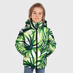 Куртка зимняя для мальчика Тропики, цвет: 3D-черный — фото 2