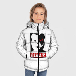 Куртка зимняя для мальчика Monokuma, цвет: 3D-светло-серый — фото 2
