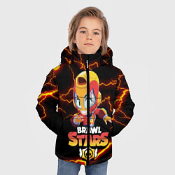 Куртка зимняя для мальчика BRAWL STARS MAX, цвет: 3D-красный — фото 2