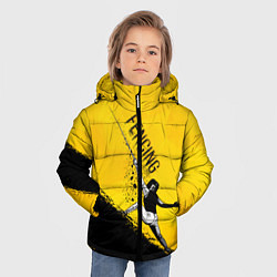 Куртка зимняя для мальчика Fencing, цвет: 3D-черный — фото 2