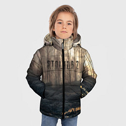 Куртка зимняя для мальчика STALKER 2, цвет: 3D-черный — фото 2