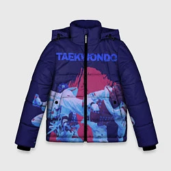 Куртка зимняя для мальчика Taekwondo, цвет: 3D-черный