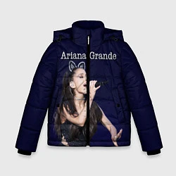 Куртка зимняя для мальчика Ariana Grande Ариана Гранде, цвет: 3D-черный