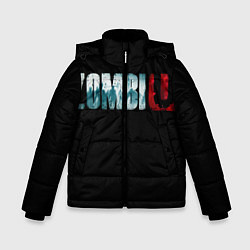 Куртка зимняя для мальчика Zombiu, цвет: 3D-черный