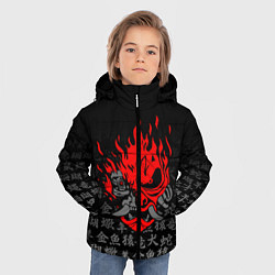 Куртка зимняя для мальчика CYBERPUNK 2077 KEANU REEVES, цвет: 3D-черный — фото 2