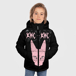 Куртка зимняя для мальчика Кис-Кис, цвет: 3D-черный — фото 2