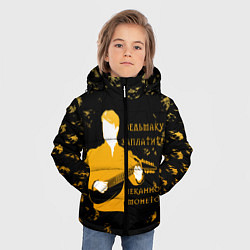 Куртка зимняя для мальчика Ведьмак Сериал, цвет: 3D-черный — фото 2