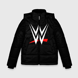 Куртка зимняя для мальчика WWE, цвет: 3D-черный