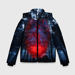 Куртка зимняя для мальчика Demogorgon Stranger Things, цвет: 3D-светло-серый
