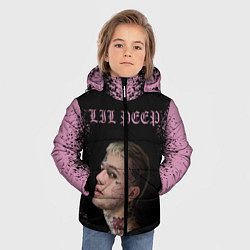 Куртка зимняя для мальчика LiL PEEP, цвет: 3D-черный — фото 2