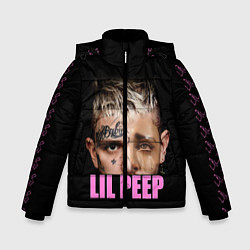 Куртка зимняя для мальчика Lil Peep, цвет: 3D-черный