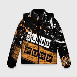 Куртка зимняя для мальчика BLIND FURY, цвет: 3D-черный
