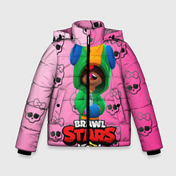 Куртка зимняя для мальчика Brawl stars, цвет: 3D-светло-серый