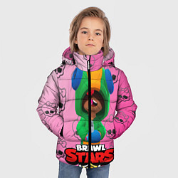 Куртка зимняя для мальчика Brawl stars, цвет: 3D-черный — фото 2