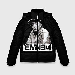 Куртка зимняя для мальчика Eminem, цвет: 3D-светло-серый