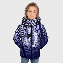 Куртка зимняя для мальчика Eminem, цвет: 3D-черный — фото 2