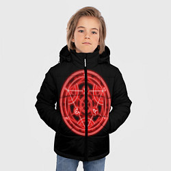 Куртка зимняя для мальчика Стальной алхимик, цвет: 3D-светло-серый — фото 2