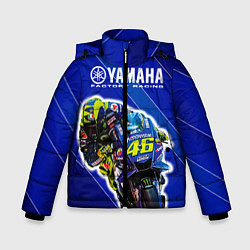 Куртка зимняя для мальчика Valentino Rossi, цвет: 3D-черный
