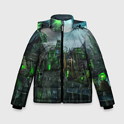 Куртка зимняя для мальчика Герои Нежить, цвет: 3D-черный