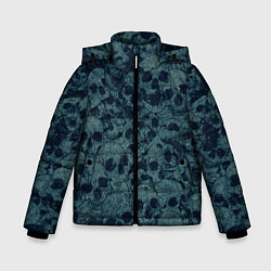 Куртка зимняя для мальчика Skull, цвет: 3D-черный