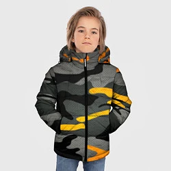 Куртка зимняя для мальчика КАМУФЛЯЖ АРМЕЙСКИЙ, цвет: 3D-черный — фото 2