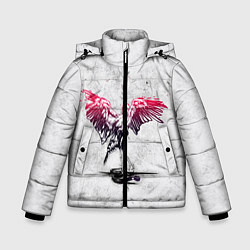 Куртка зимняя для мальчика Three Days Grace, цвет: 3D-черный