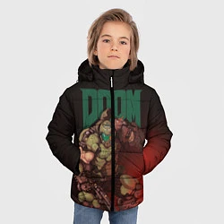 Куртка зимняя для мальчика Doom, цвет: 3D-черный — фото 2